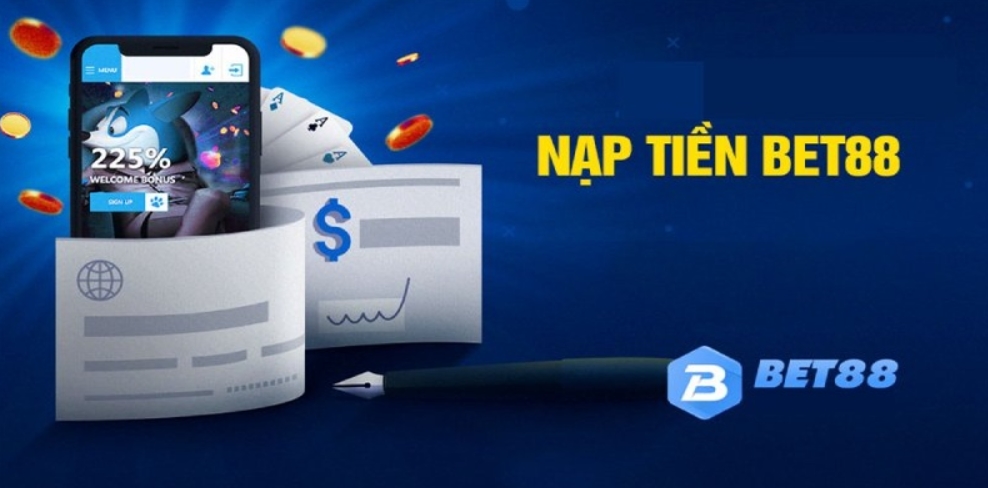 Sử dụng ví điện tử thực hiện nạp tiền Bet88